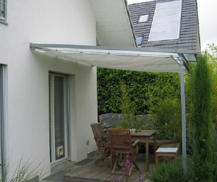 Pergola Balkon Raffsegel Sonnenschutz