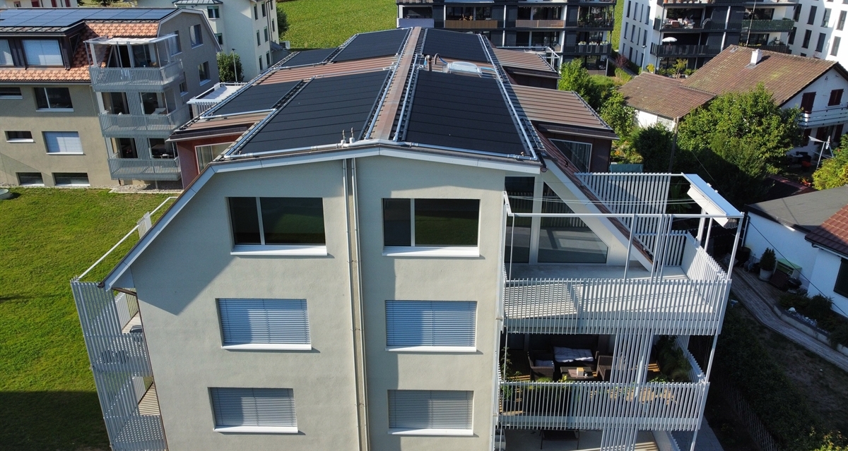 Balkon Raffsegel Sonnenschutz Dachwohnungen