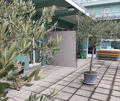 Sichtschutz Outdoor Grau